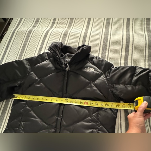 The North Face 550 Puffer Black Down Jacket Womens  XL - Picture 6 of 13